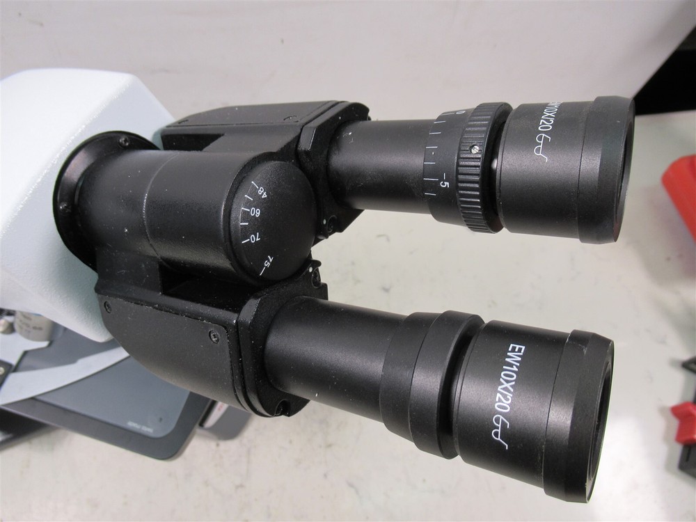 Micros Austria Biological Binocular Microscope MCX100LED w/ 4 Objectives