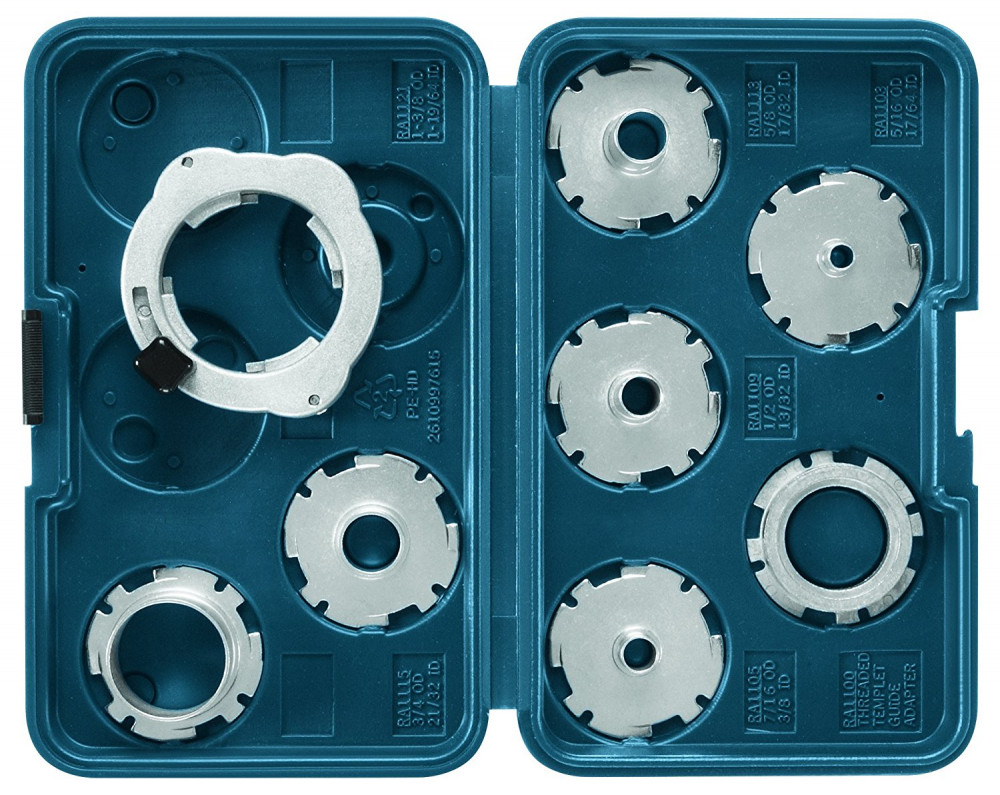 Bosch RA1128 8-Piece Template Guide Set