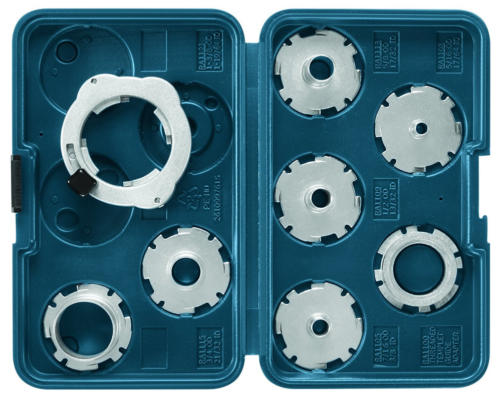 Bosch RA1128 8-Piece Template Guide Set