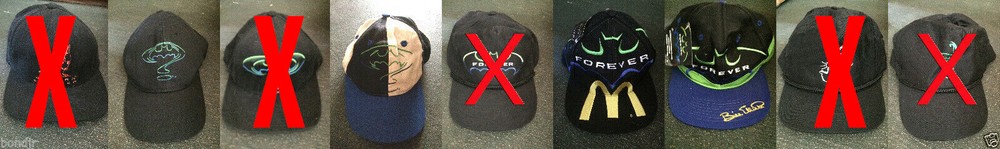 39 Available MOTION PICTURE Hats to Choose from