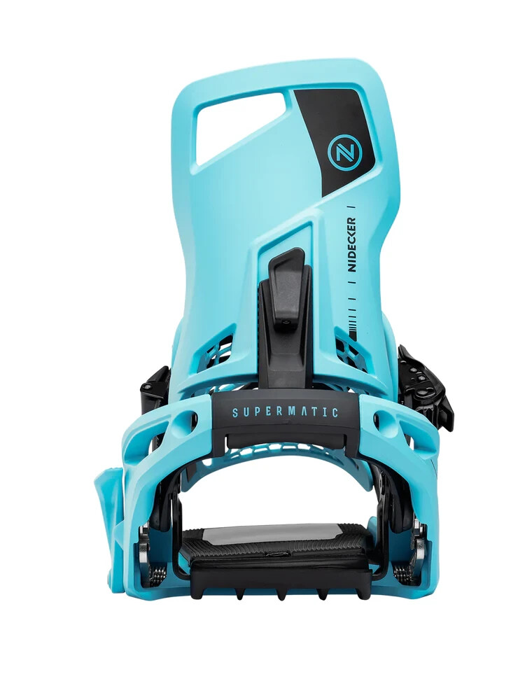 NIDECKER SUPERMATIC SNOWBOARD BINDINGS - ESCAPE CYAN - 2025
