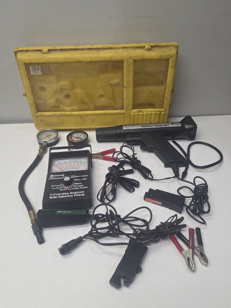Equus 3552 Prof Tune-Up Set Engine Analyzer Timing Light with Case Tested