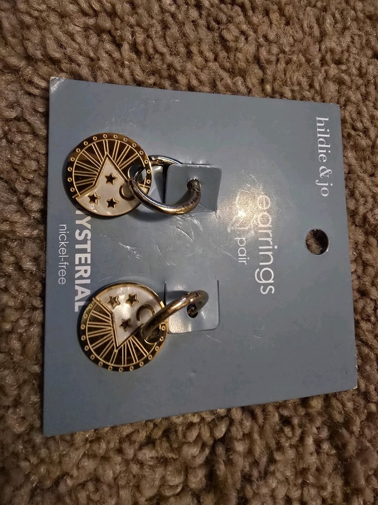 Mysteries Moon & Star Earrings