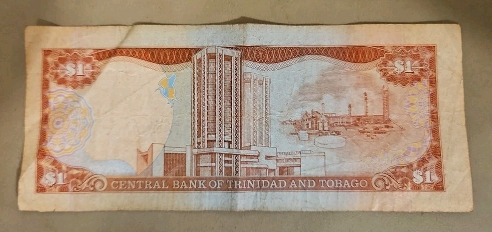 2002 Trinidad And Tobago 1 Dollar Note