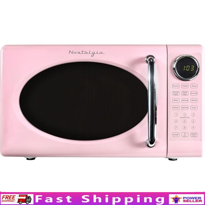 700W Countertop Microwave Oven 8 Auto Cook Programs Rotating Turntable New