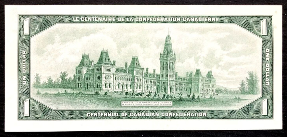 1967 CANADA - 1 DOLLAR (CENTENNARY) - UNC
