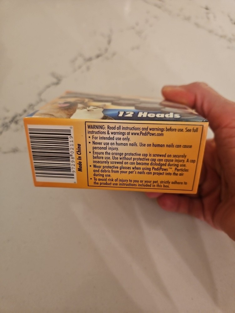 PediPaws Nail Grinder Replacement - 12 Heads- New Read