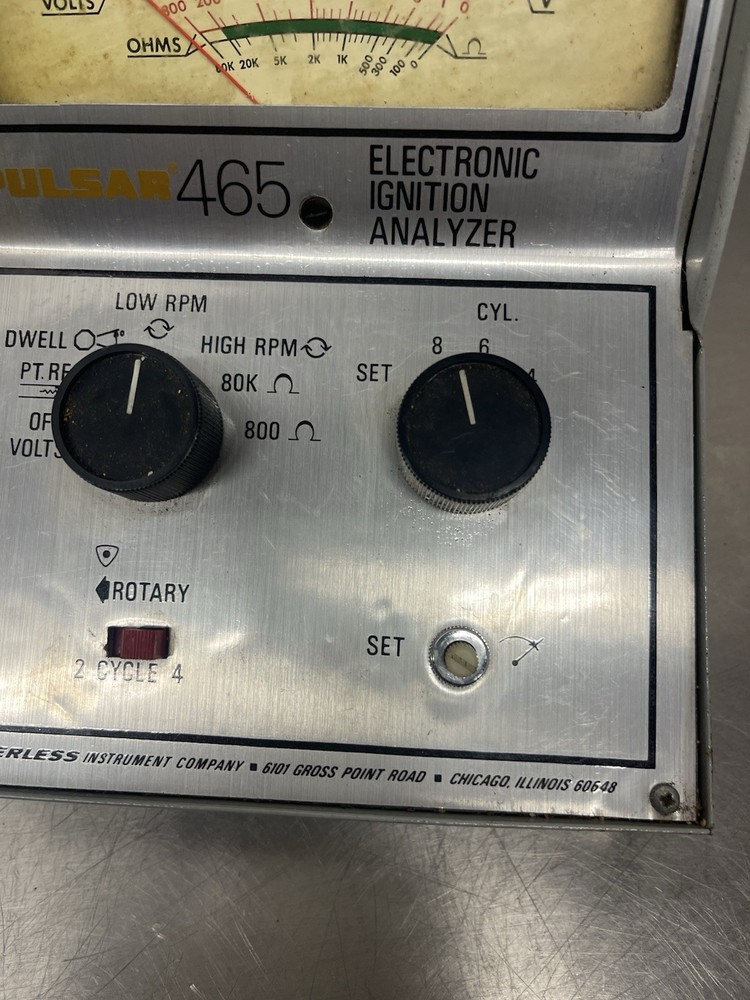 PEERLESS INSTRUMENT PULSAR 465 ELECTRONIC IGNITION ANALYZER VINTAGE Garage Tool