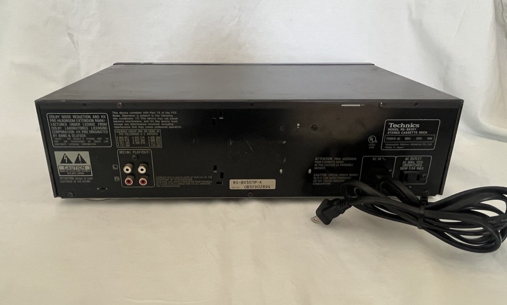 Technics Stereo Cassette Deck / Parts Only / Vintage.