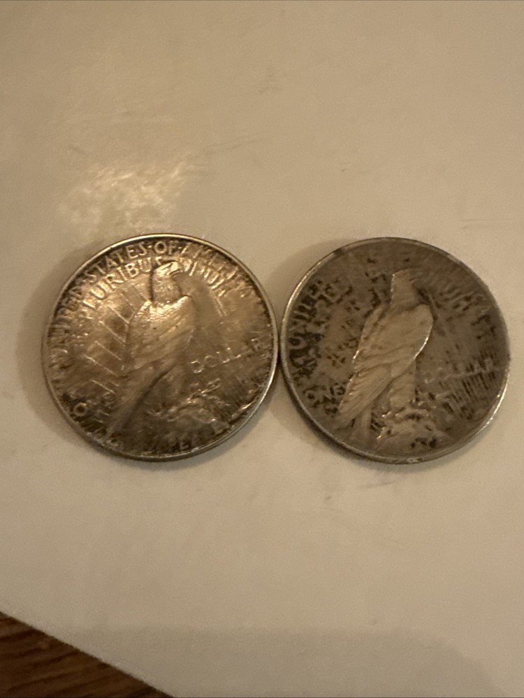 1922,1926 peace dollars