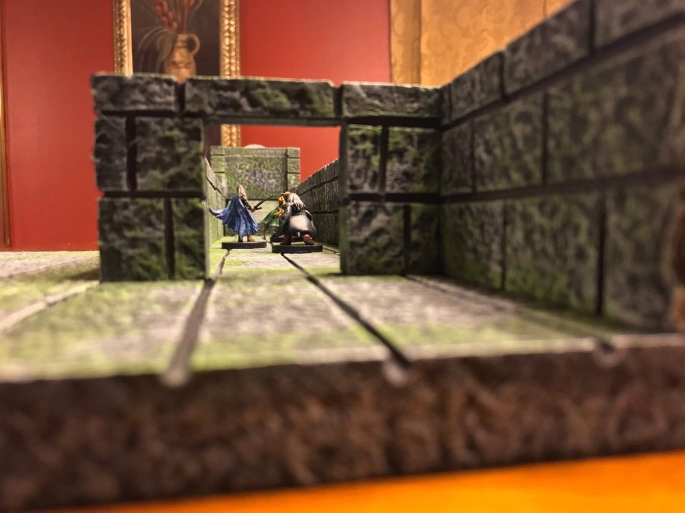 Dungeon Boulder Trap 28mm terrain wargaming Dungeons & Dragons Pathfinder d&d