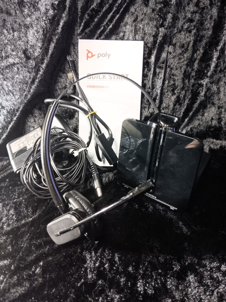Plantronics CS540 Headband Wireless Headset - Black
