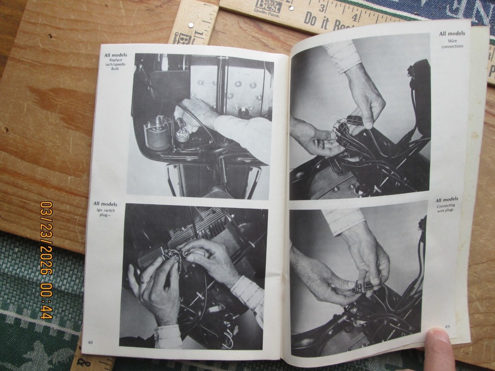 scorpion snowmobile Operator's Manual 1974
