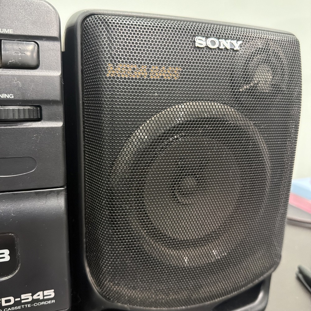 Vintage Sony CFD-545 Boombox - Fully Tested & Working -see Description