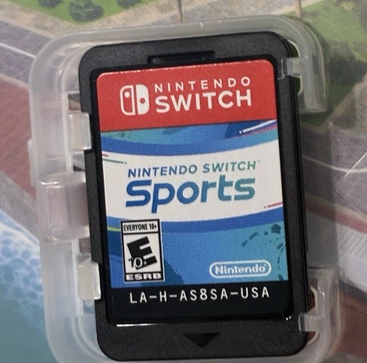 Nintendo Switch Sports Game Cartridge Bundle with Leg Strap Accessory