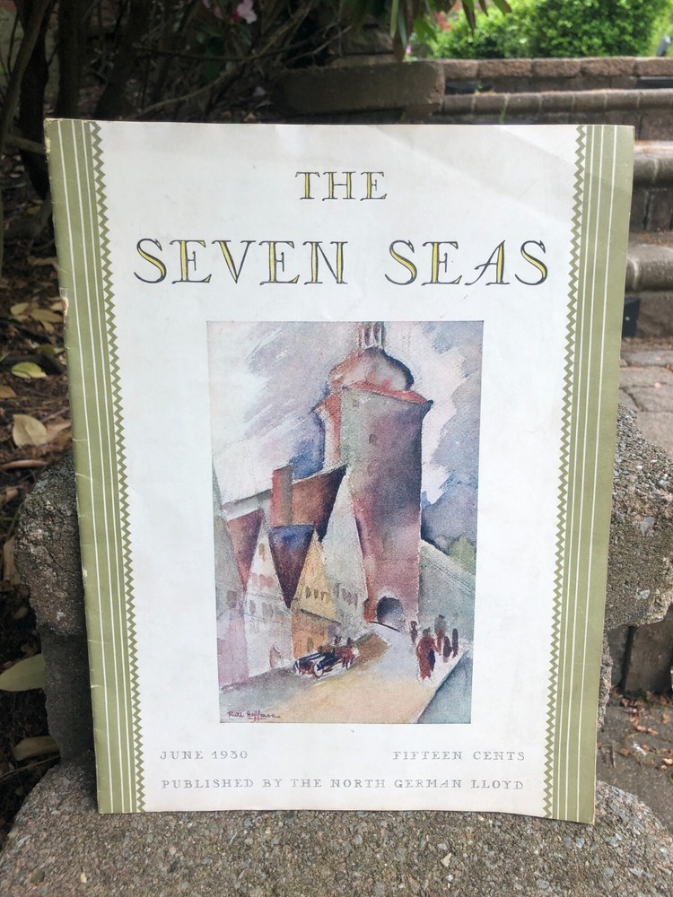 1930 North German Lloyd "Seven Seas" Brochure