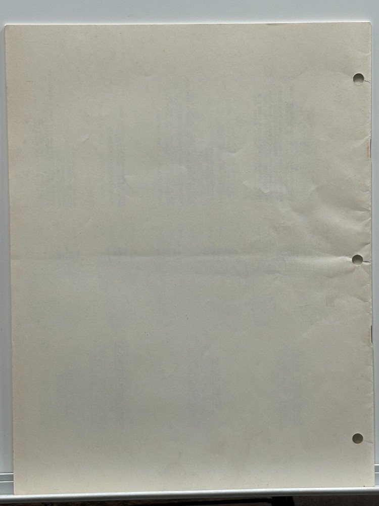 ORIGINAL-WILLIAMS-GRIDIRON-INSTALLATION & OPERATIONS PROCEDURES-SCHEMATICS