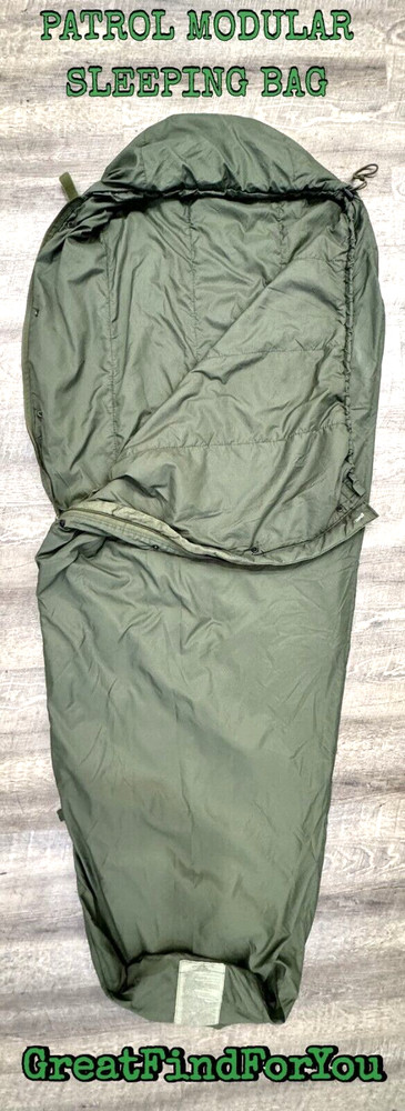 MILITARY ISSUE PATROL MODULAR SLEEPING BAG (MODULAR SLEEP SYSTEM MSS)
