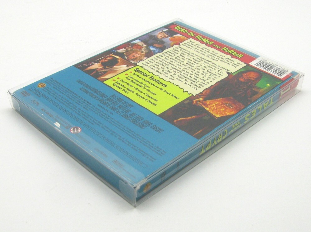 25x DVD FULLSLIP SMALL (SIZE DV4) -CLEAR PLASTIC PROTECTIVE BOX PROTECTOR SLEEVE