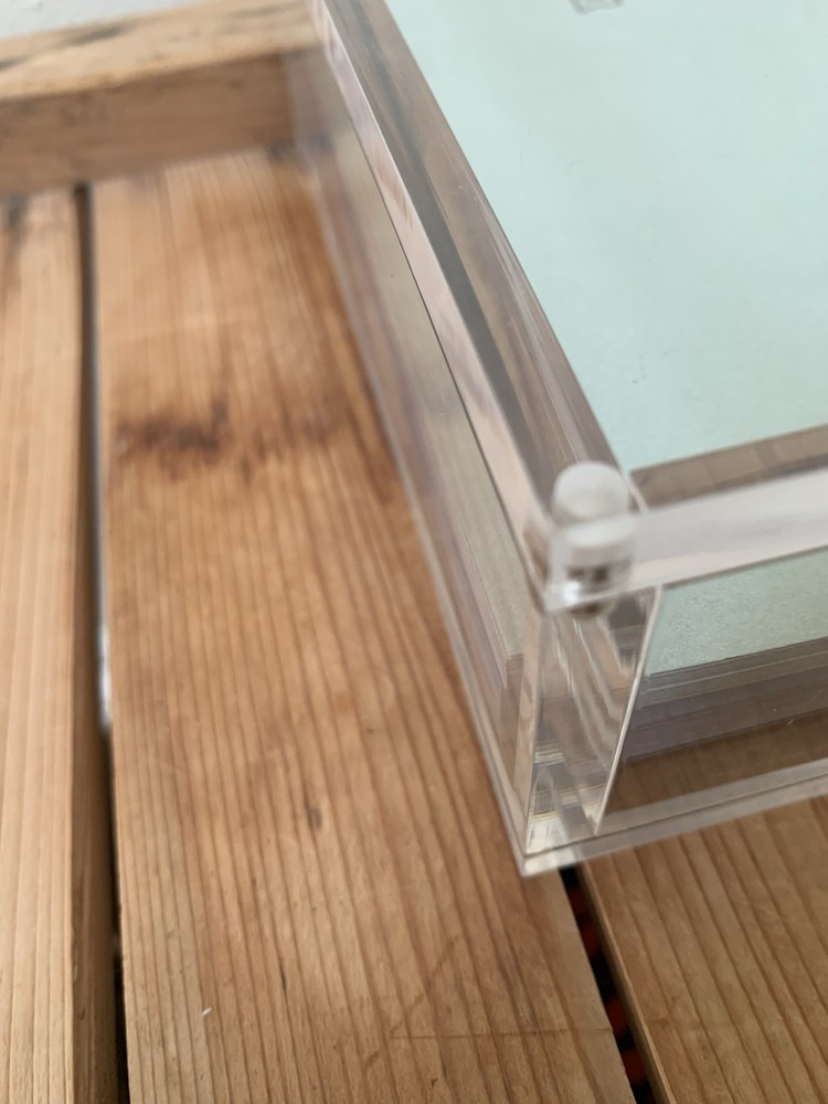 Thomas O’Brien Clear Acrylic Box With Stationery Notes