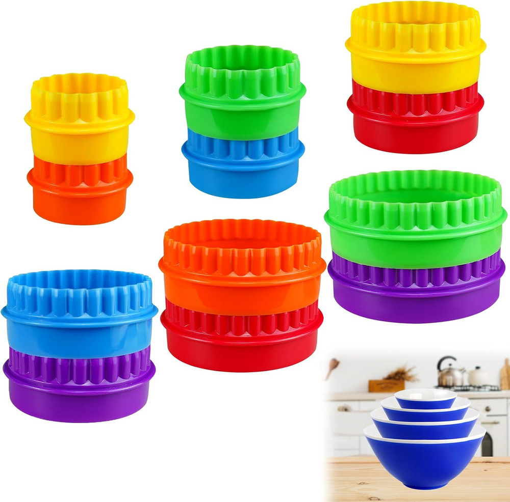 12 Pieces Display Stands for Pyrex round Bowls Risers for Pyrex Bowls Stacker St