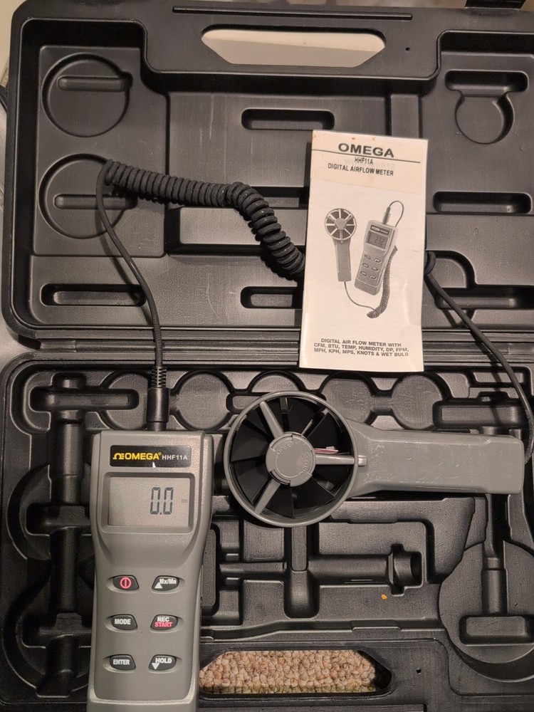 Omega HHF11A Digital Airflow Meter