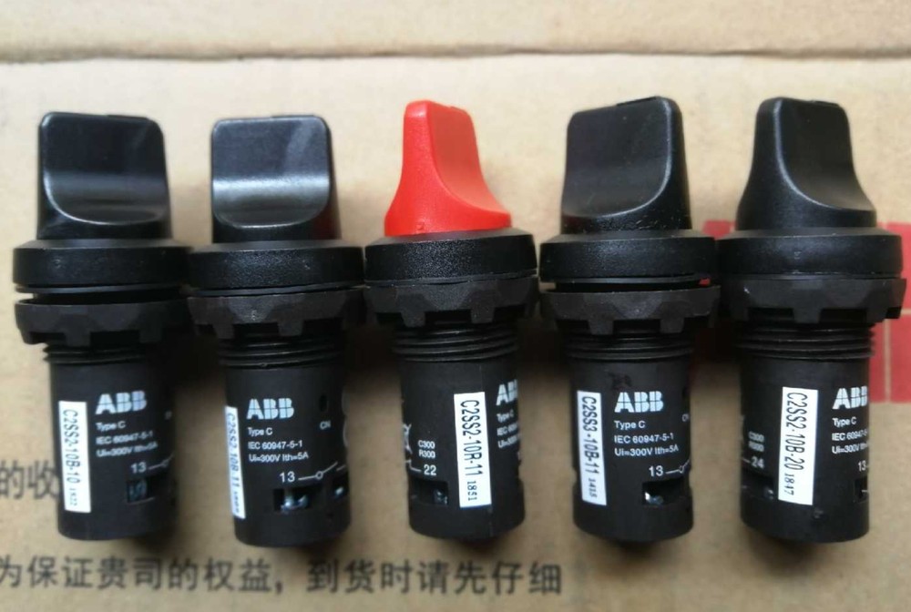 ABB Selector Switch C2SS2-10R-11 C2SS3-10B-11