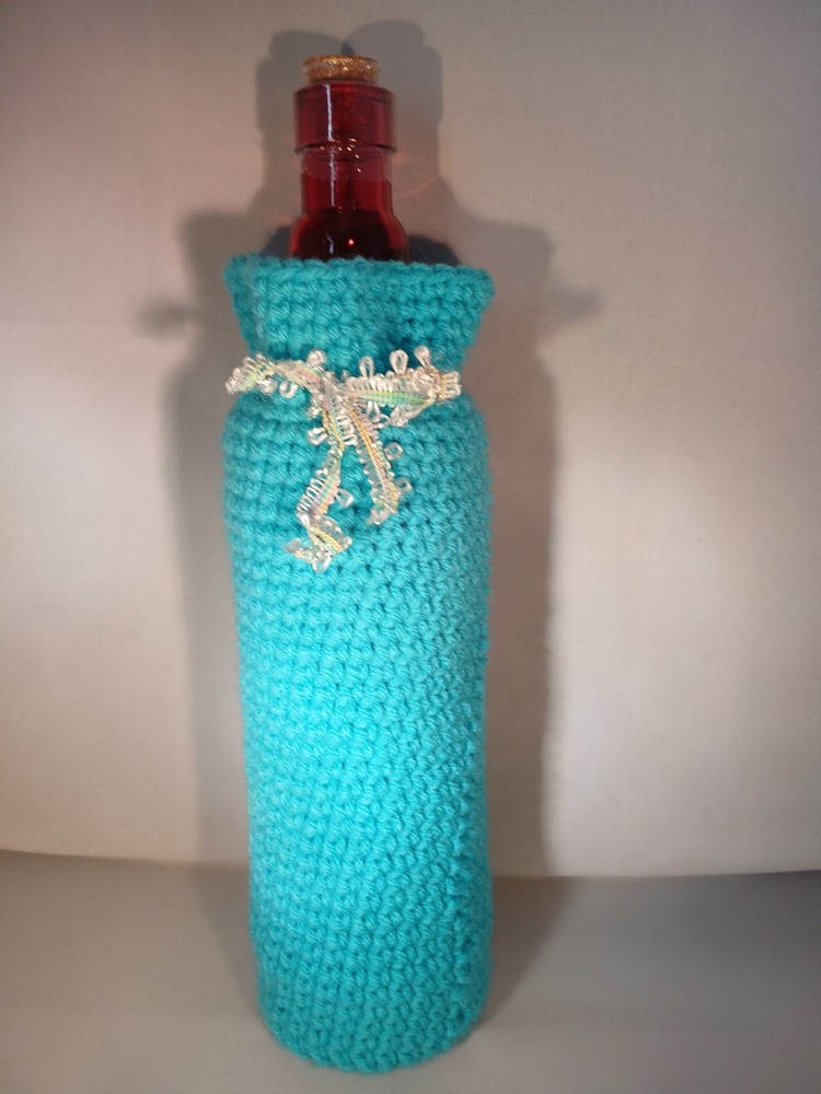 Crocheted Wine Cozy