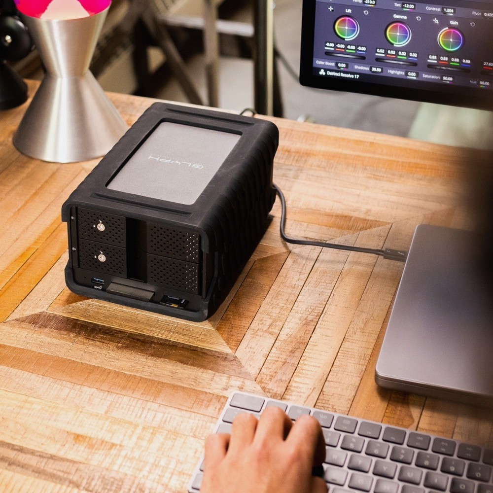 Glyph Technologies Blackbox PRO RAID 16TB (2x8TB) 2-Bay USB-C 3.2 Gen 2 Array