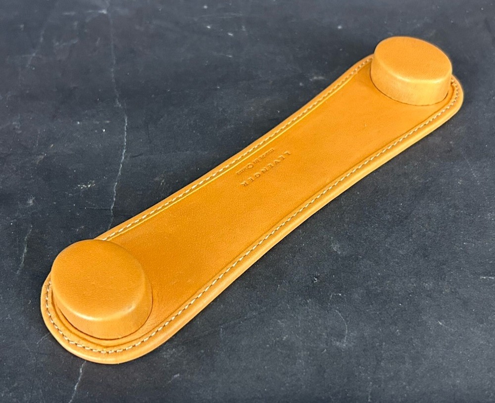 Levenger Leather Book Page Keeper Holder