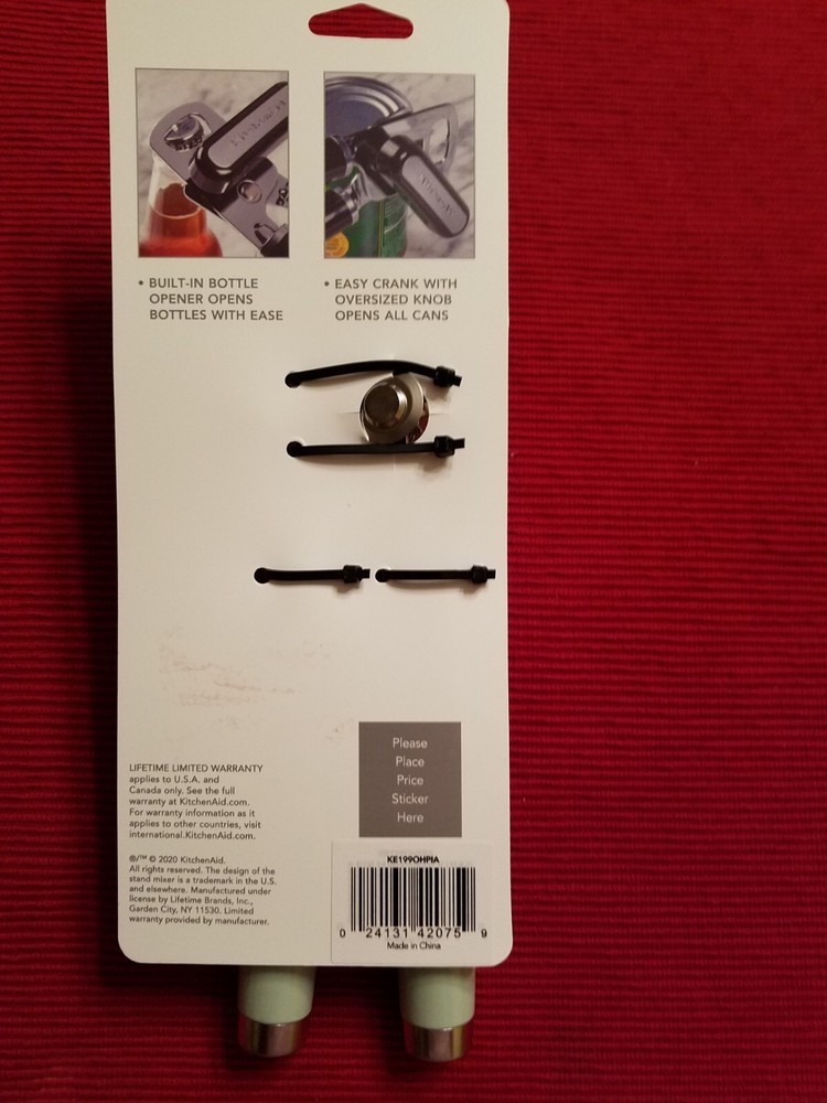 Kitchenaid Pistachio Multifunction Can Opener