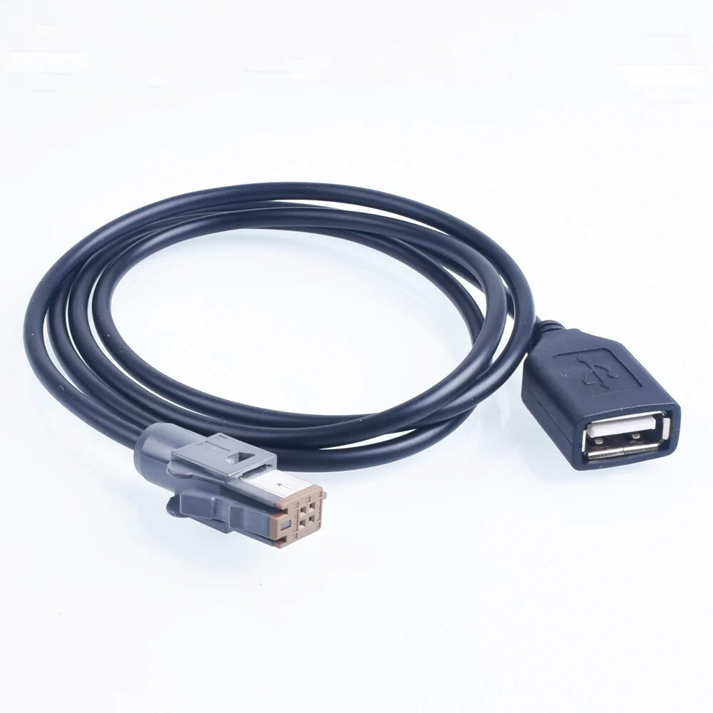 For PR43 MR52 AUX Audio Input Media Data Wire Plug To USB Adapter Conector 4Pin