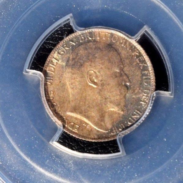 1910 Great Britain 6 Pence, PCGS MS 64