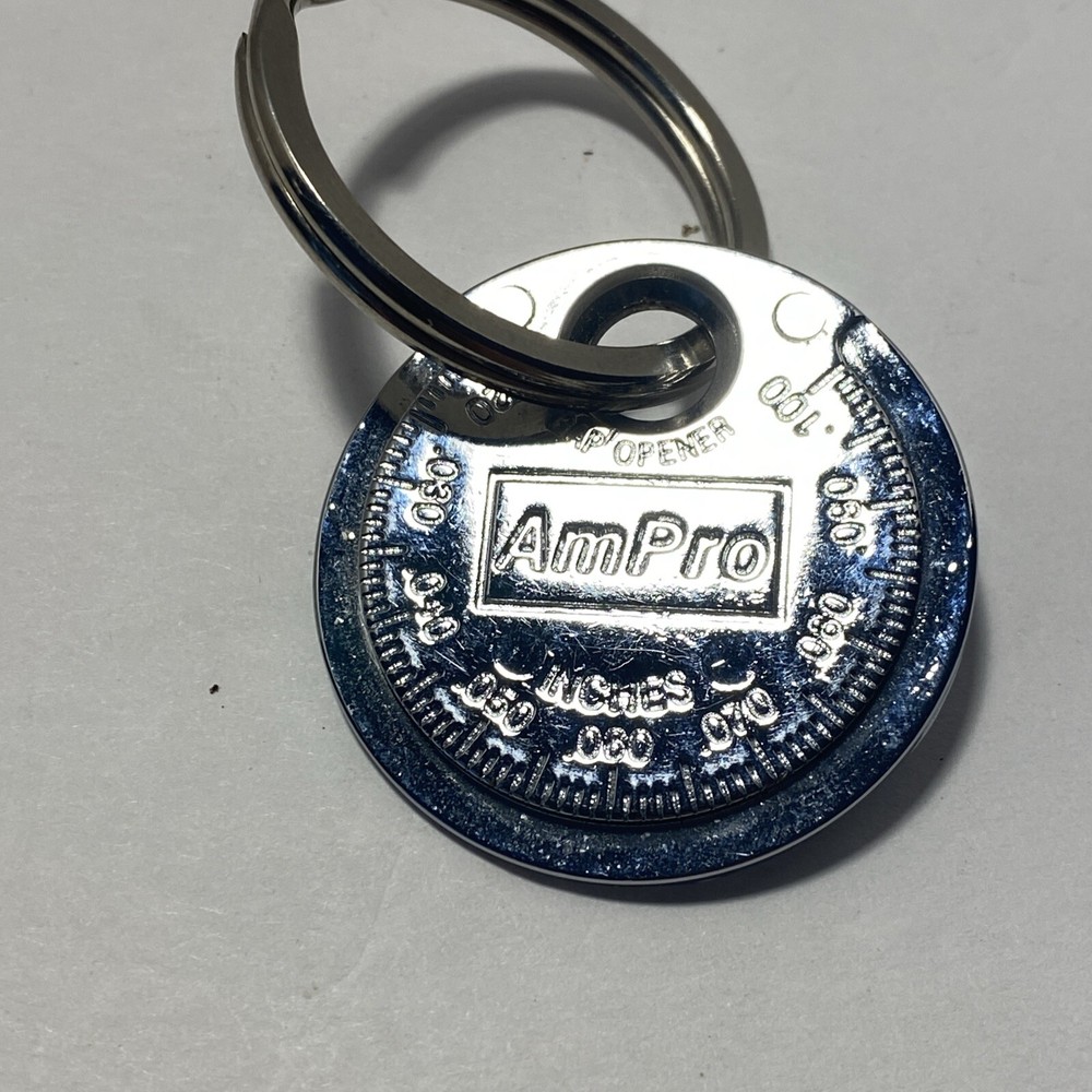 Am Pro Spark Plug Gap Tool Inches/Millimeters Keychain