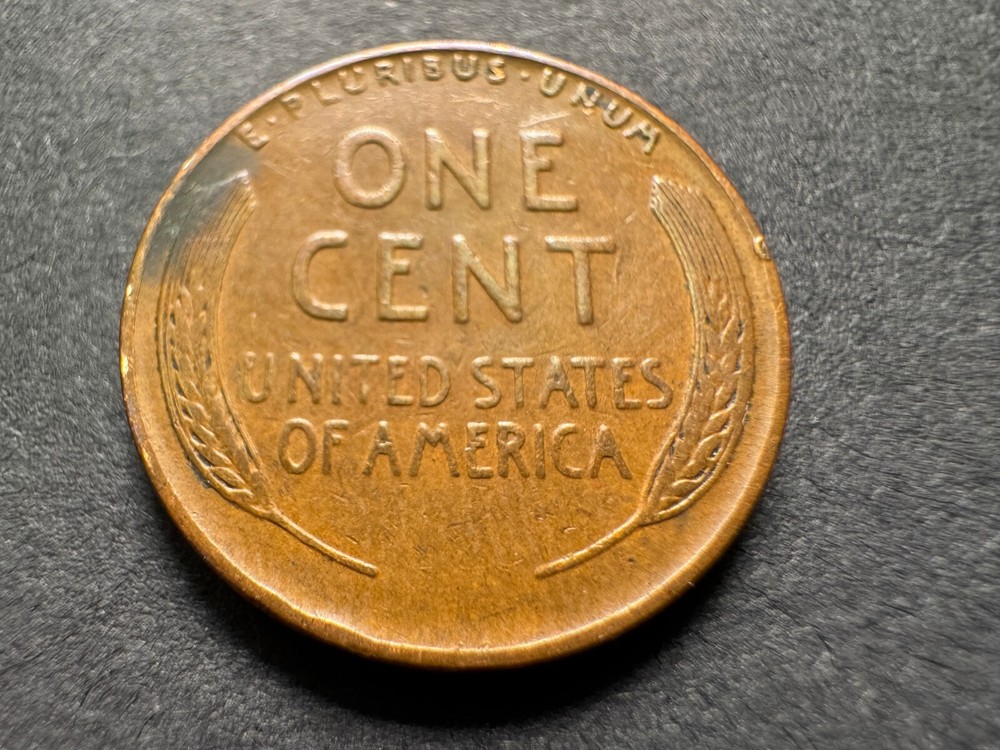 1939P Lincoln Wheat Penny LIB Error Coin