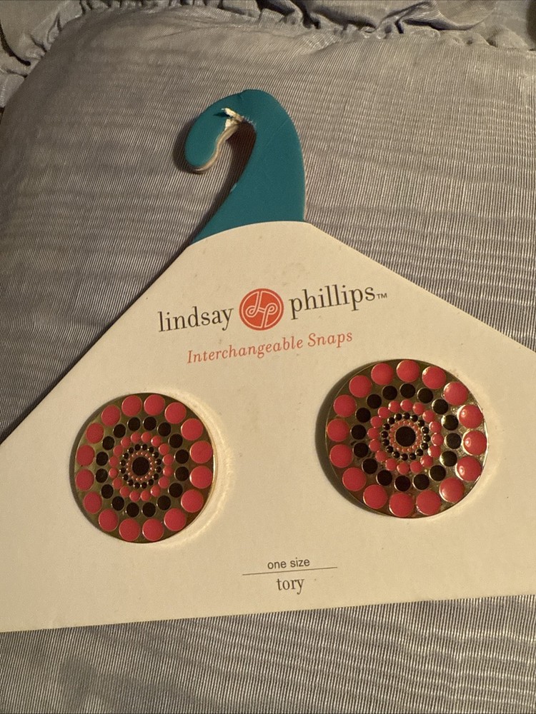 Lindsay Phillips Interchangeable Snaps for Switch Flops. New On Original Packing