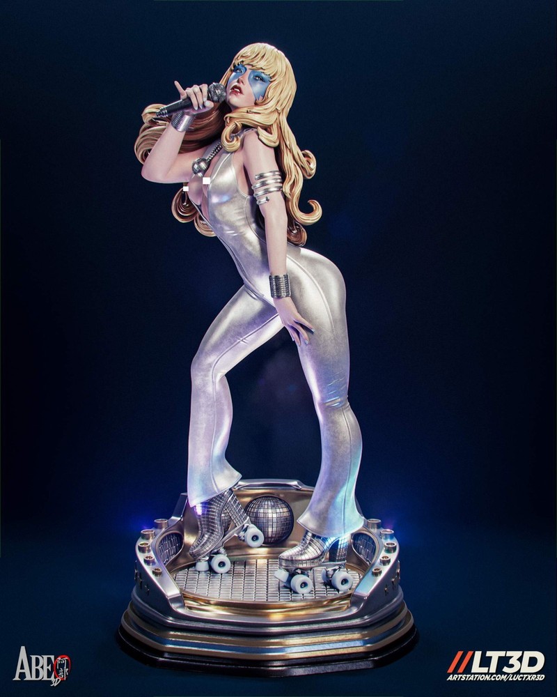 Dazzler Statue 3D Printed kit Unpainted/Unassembled