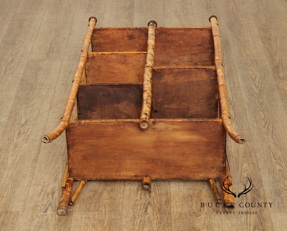 Antique Aesthetic Movement Bamboo Etagere