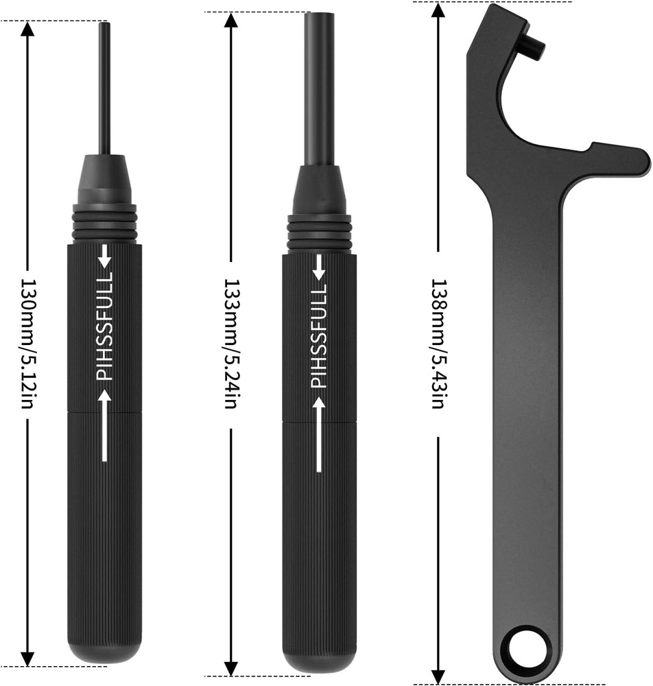 2-In-1 Tool Kit for Glock, Front Sight Remove Magazine Disassembly Tool for Gloc