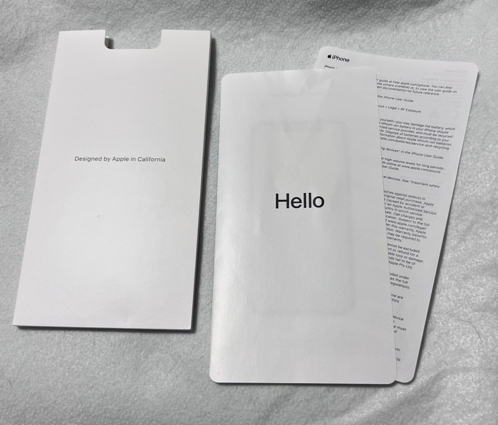 iPhone Box EMPTY 64GB All Paperwork Incl