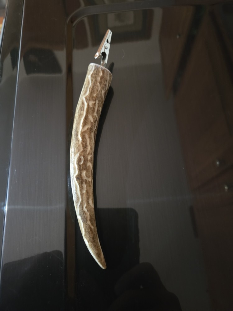 Genuine Deer Antler Rouch Clip