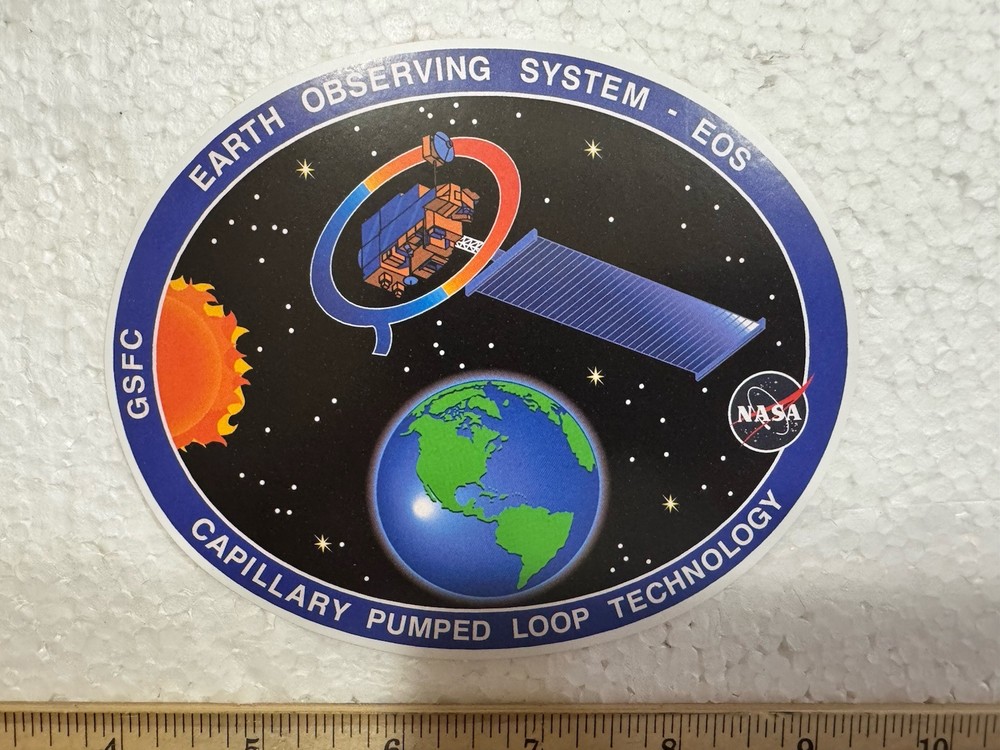 Vintage NASA Sticker- Earth Observing System