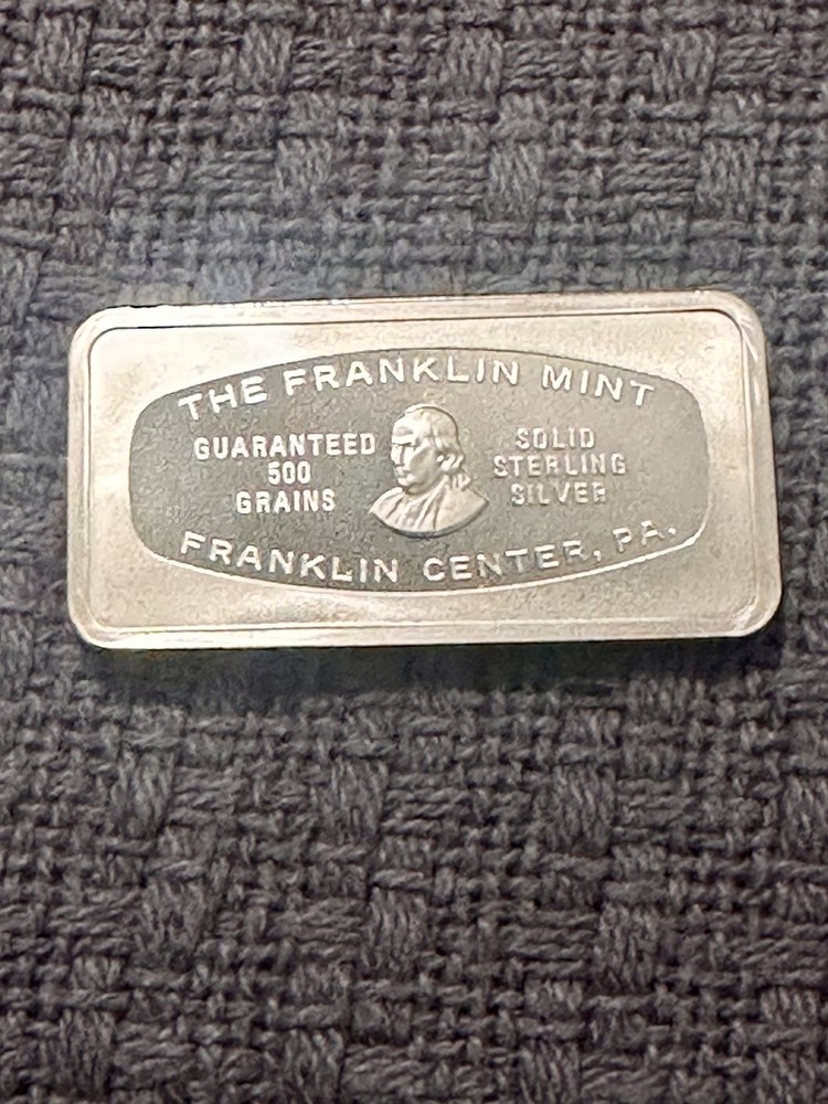 The Franklin Mint 500 Grain Sterling Silver