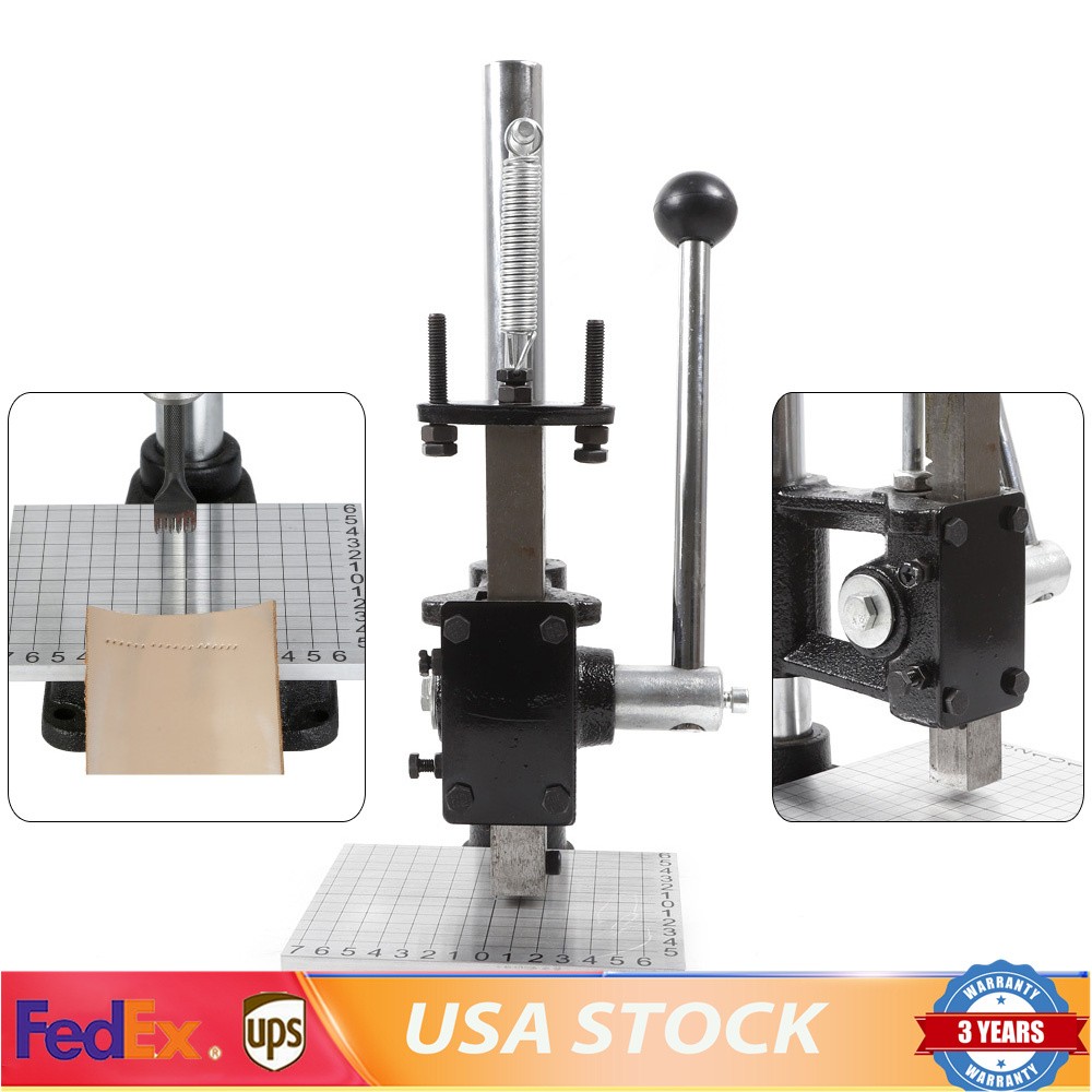 Leather Craft Imprinting Machine DIY Embossing Press Leather Stamp Punching Tool