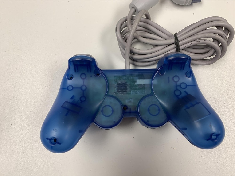 Sony PSone DualShock Controller Island Blue SCPH-110 Excellent Refurbished