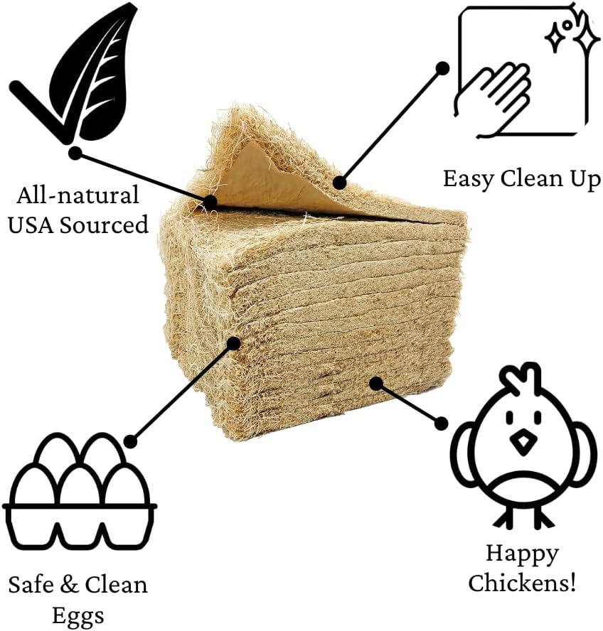 Nesting Pads for Chicken Coop Accessories - Aspen Bedding for Chicken Nesting Bo