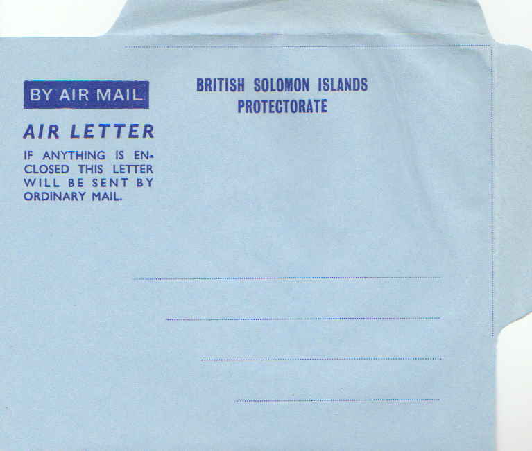 Solomon Islands Scott Unlisted Unused.