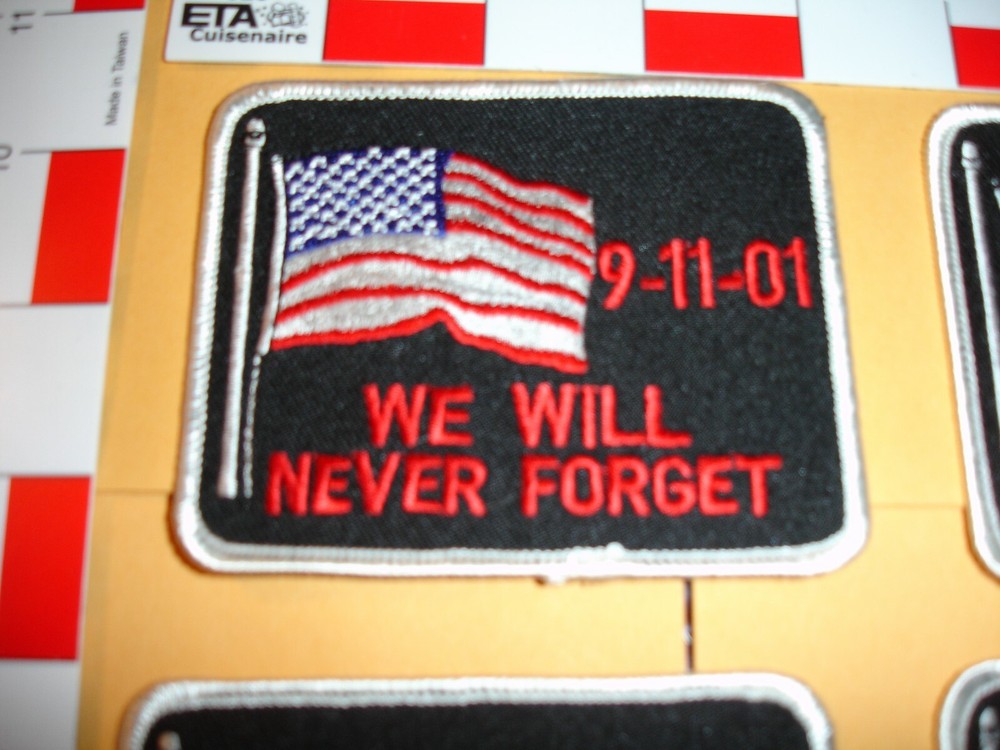 9-11 Remember 9-11 patch collection 12 patches in set