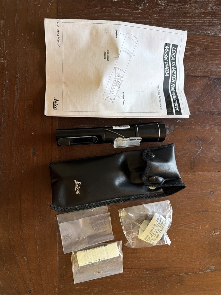 Leica TS Meter Hand-Held Refractometer - Temperature Compensated - Model #10400A