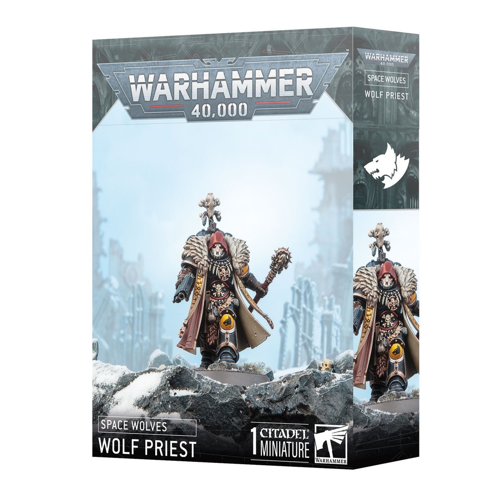 Warhammer 40k Space Marines Space Wolves Wolf Priest NIB